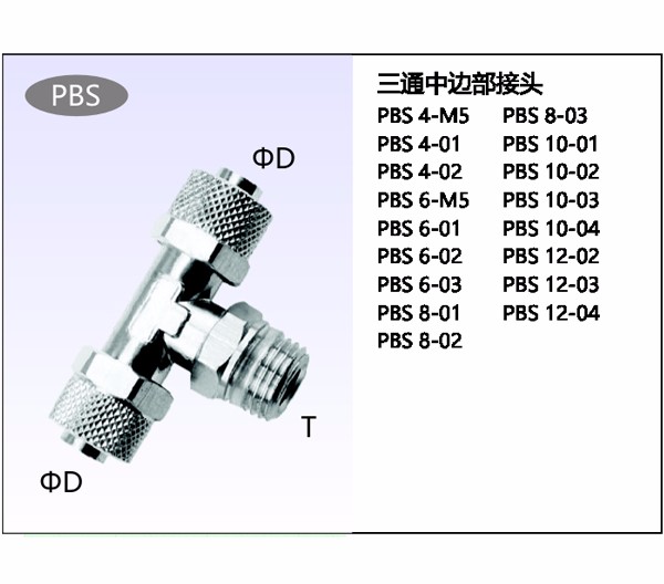 三通中邊部接頭